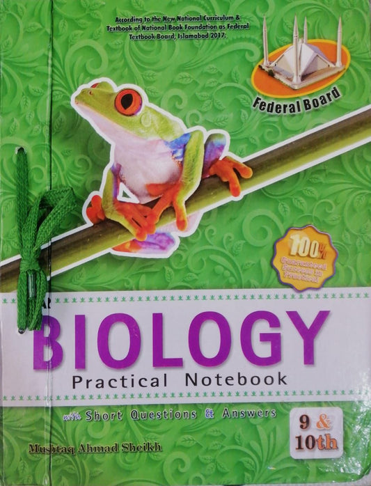 Biology - Practical book - Federal Board 9th/10th