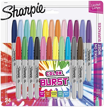 Sharpie Color Burst Marker set of 24 , Fine Point