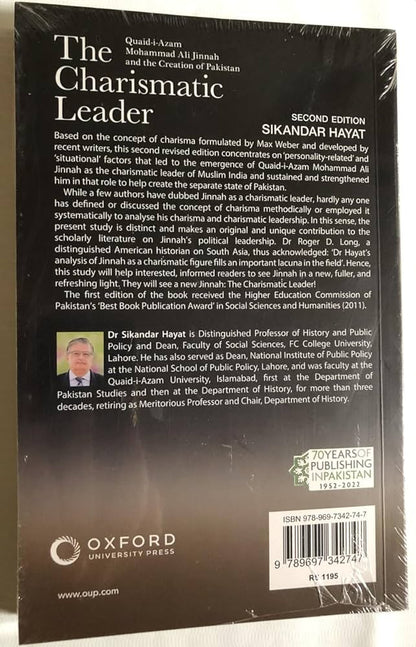 The Charismatic Leader: Quaid-i-Azam Mohammad Ali Jinnah and the Creation of Pakistan - Sikandar Hayat