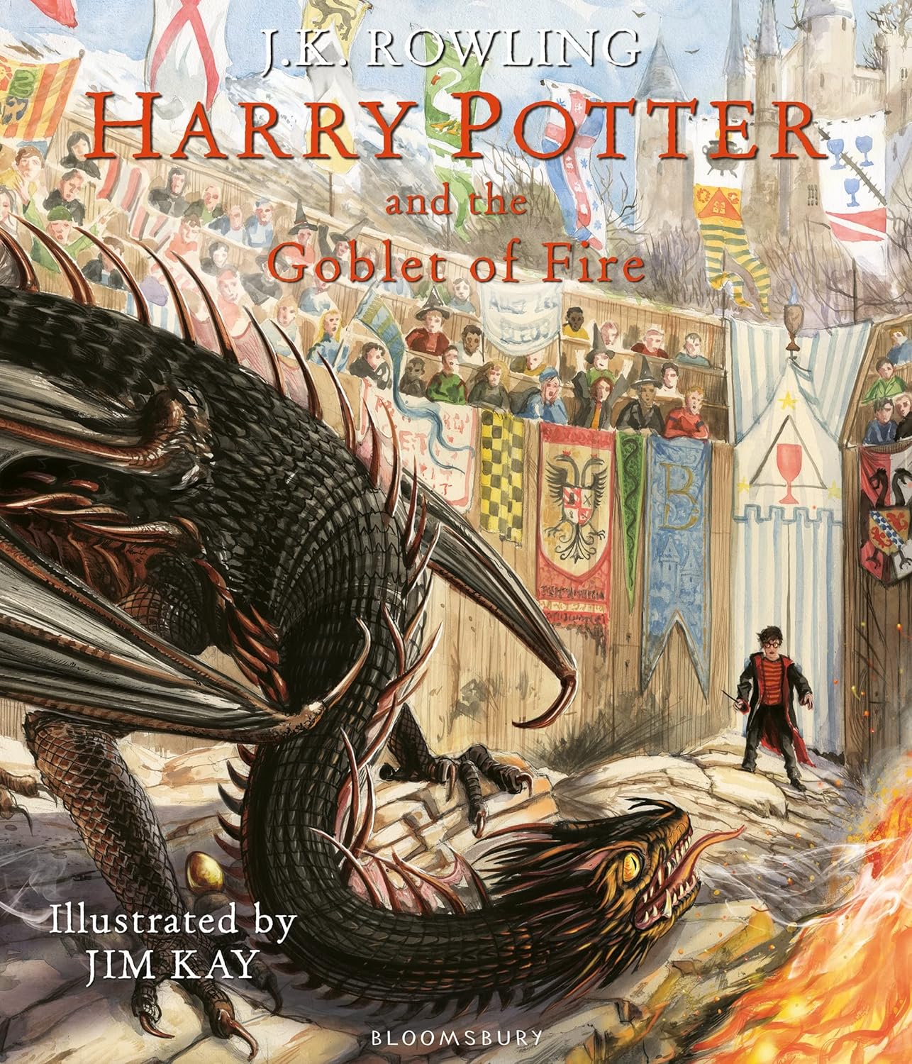 Harry Potter and the Goblet of Fire: Illustrated Edition (Harry Potter Illustrated Editon) (Harry Potter, Book 4) - J.K. Rowling