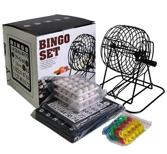 Bingo Game Set, Rotary Cage Ball Selector